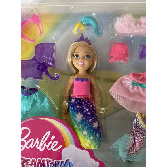 Barbie Dreamtopia Chelsea Doll Dress-up Set Toy Mermaid Princess New in box - Picture 3 of 11